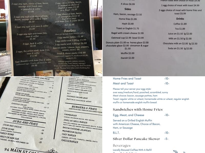 Wilderness Menu