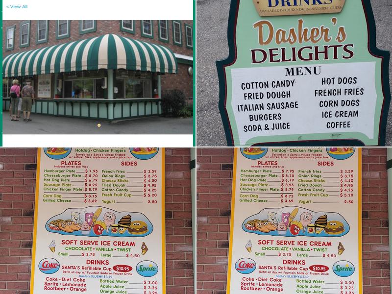 Dashers Delights Menu