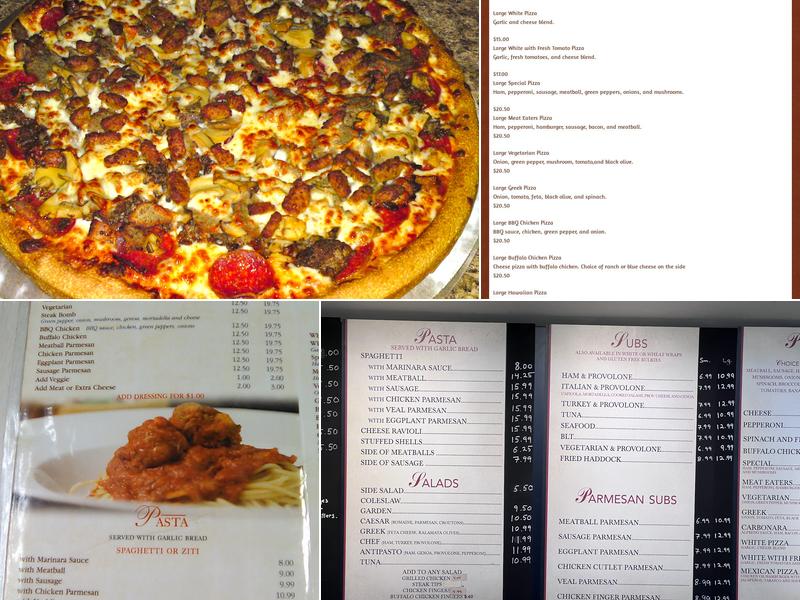 Gorham House of Pizza Menu