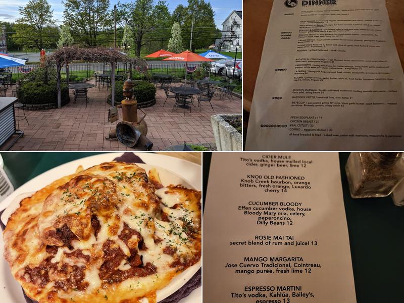 Rosa Flamingos Menu