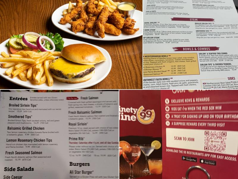 99 Restaurants Menu