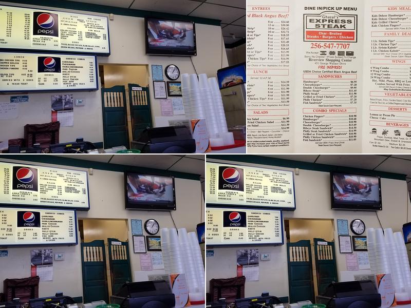 Express Steak Menu