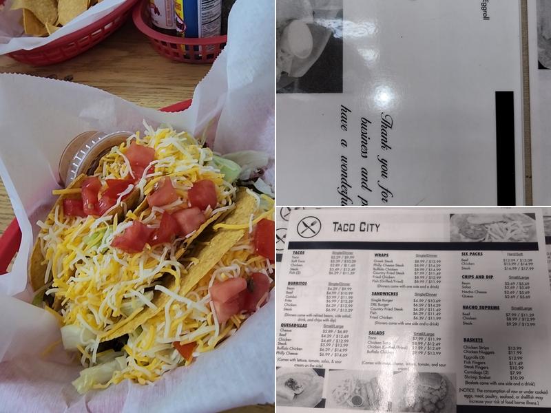 Taco City Menu
