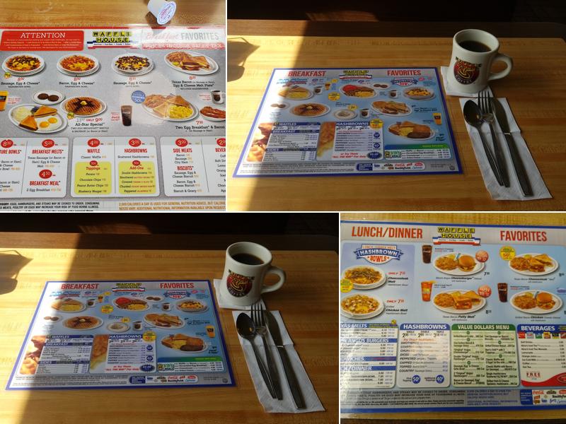 Waffle House Menu