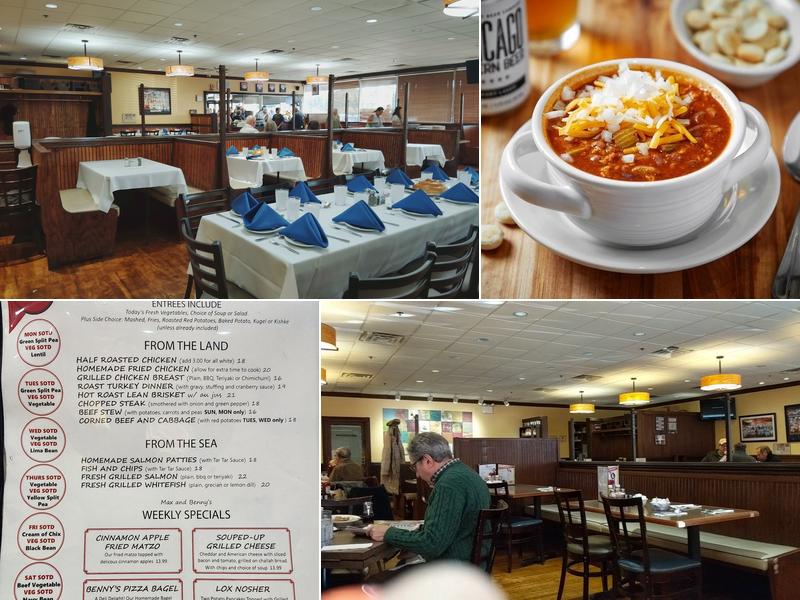 Max and Benny's Menu