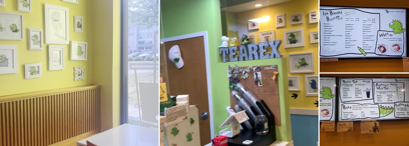 TeaRex Bubble Tea Cafe Menu