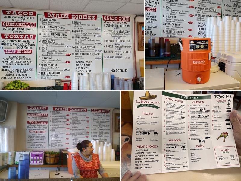 La Michoacana Restaurant Menu