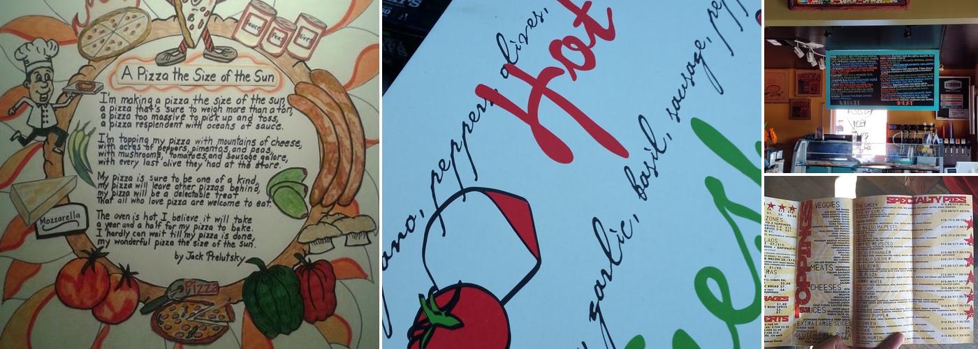 Pie for the People Menu