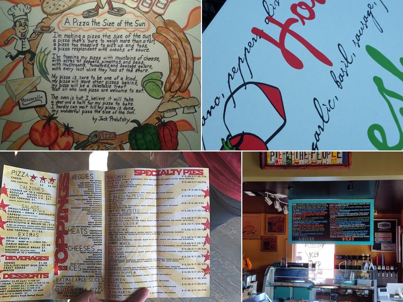 Pie for the People Menu