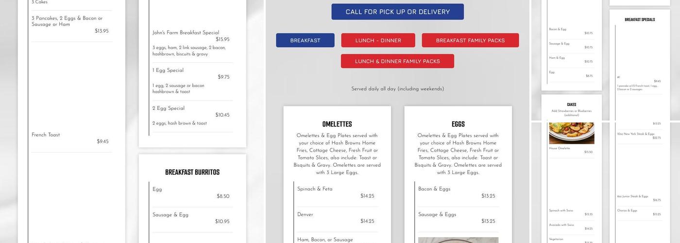 John's Place Menu