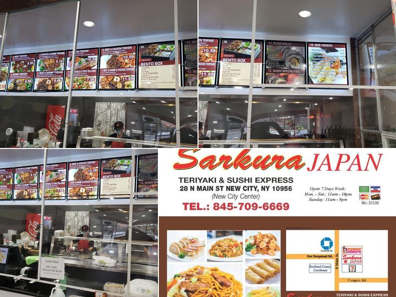 Sarkura Japan Menu