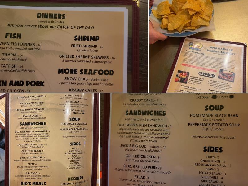 Jack Russell Fish Company Menu