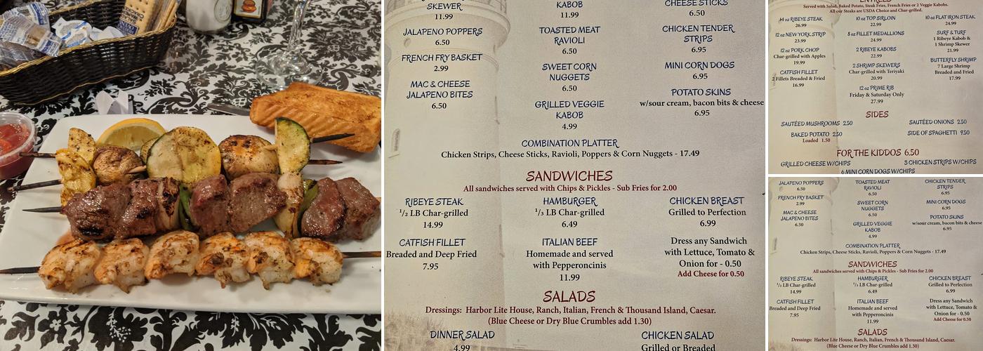 Harbor Lite Restaurant Menu