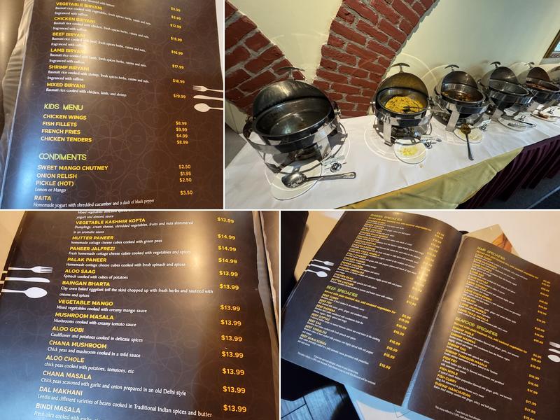 Sitar Palace Menu
