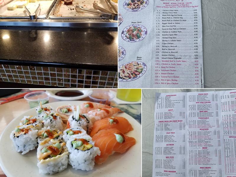 New China Buffet Menu