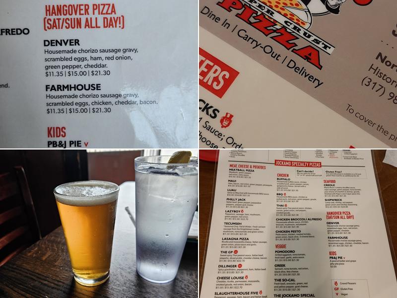 Jockamo Upper Crust Pizza Menu