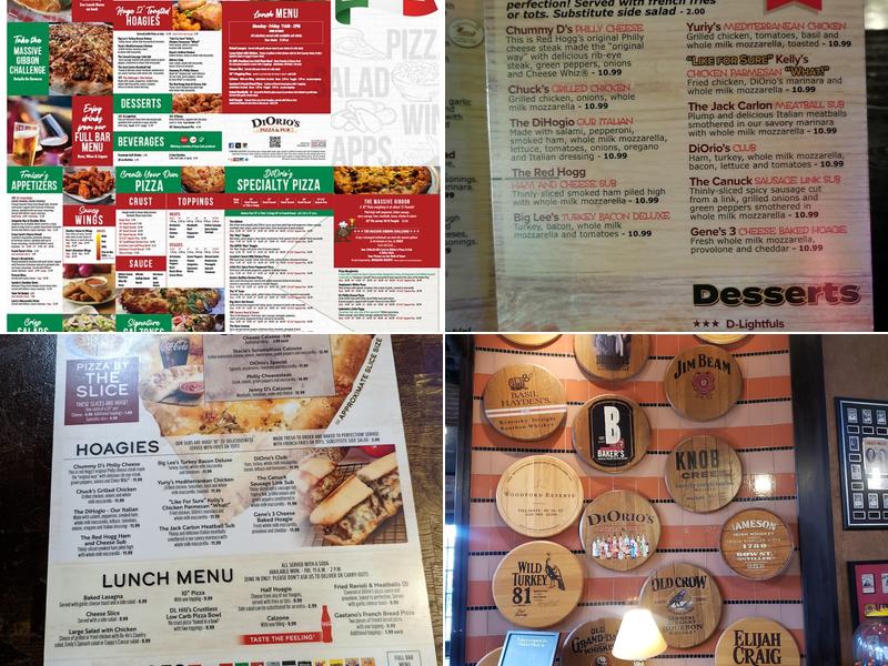 DiOrio's Pizza & Pub Menu