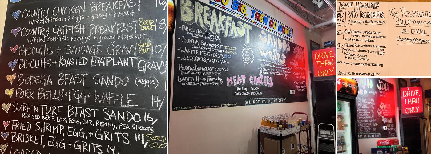 Love Handle Menu