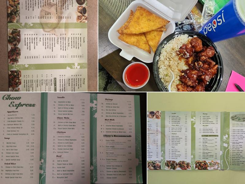 Chow Express Menu