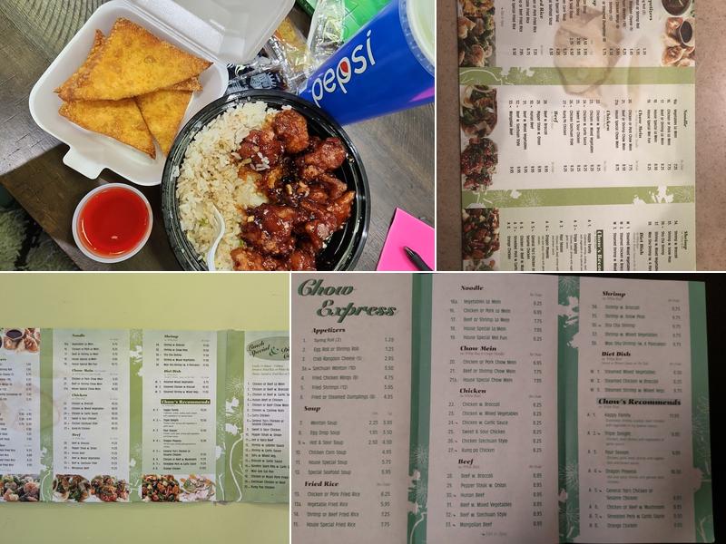 Chow Express Menu