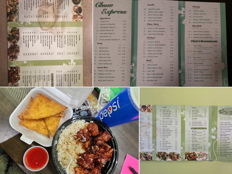Chow Express Menu