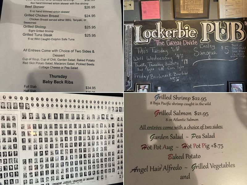 The Great Divide Menu