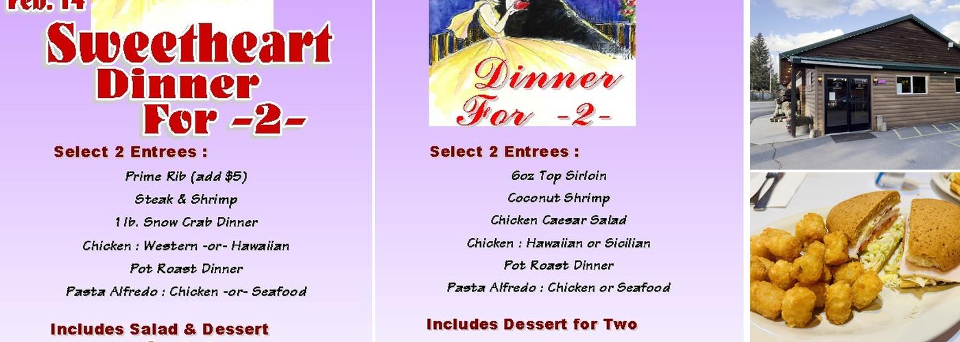 Bear Trapper Restaurant Menu