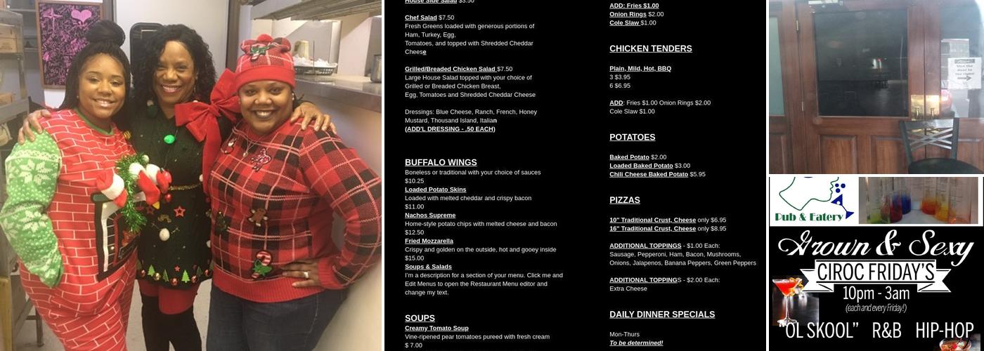 Peace of Mind Pub & Eatery Menu