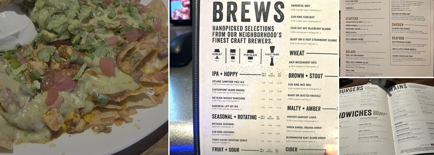 Yard House Menu