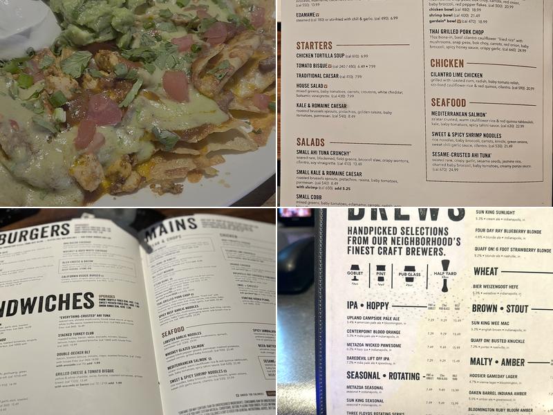 Yard House Menu