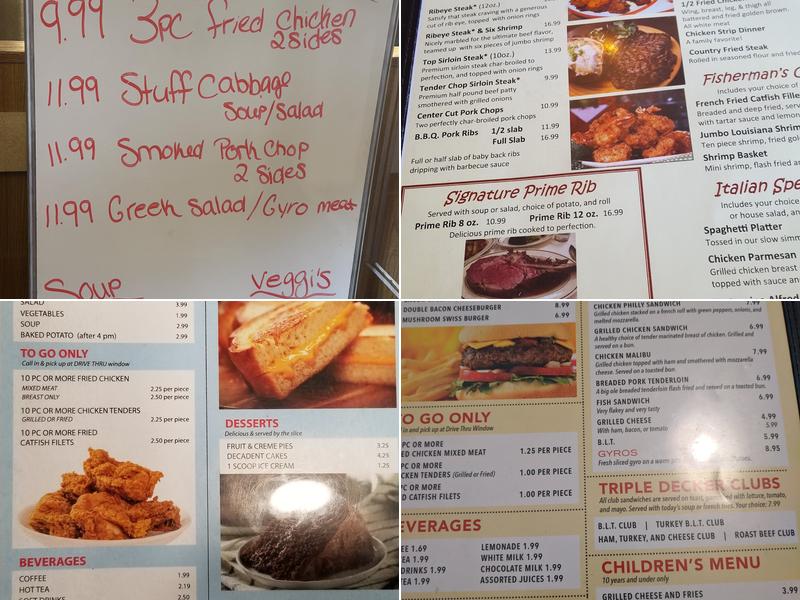 Zack's Diner Menu
