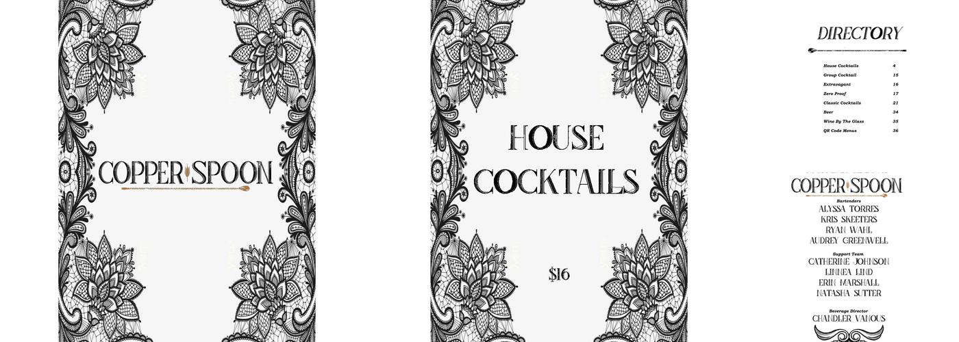 Copper Spoon Menu