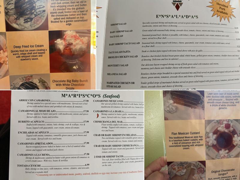 Ixtapa Clatskanie Menu