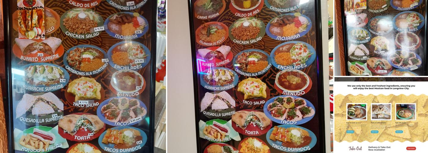 Monarca Restaurant Menu