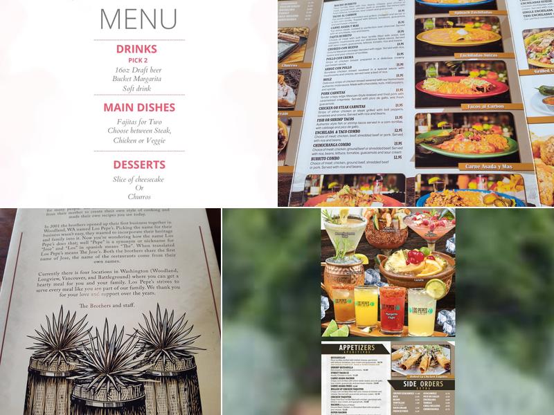 Los Pepe's Longview Menu