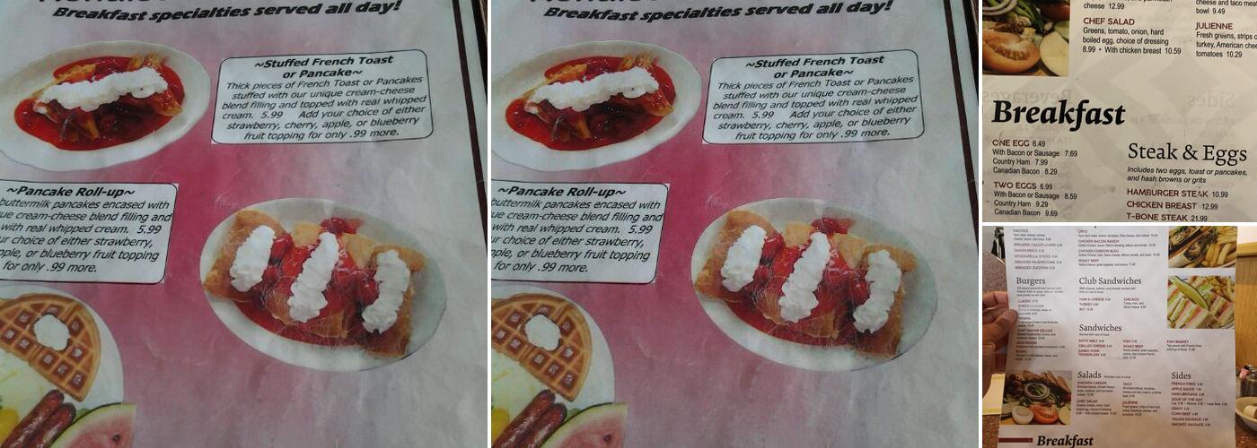 Renaissance Restaurant Menu