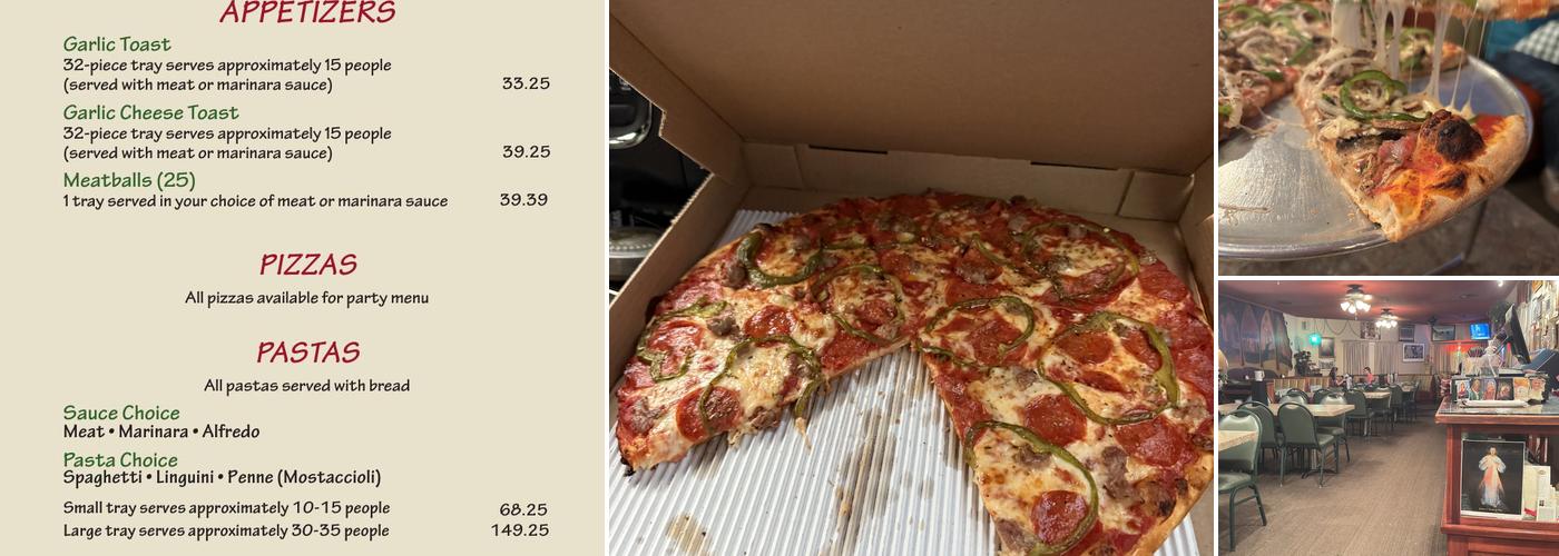 Rocco's Restaurant Menu