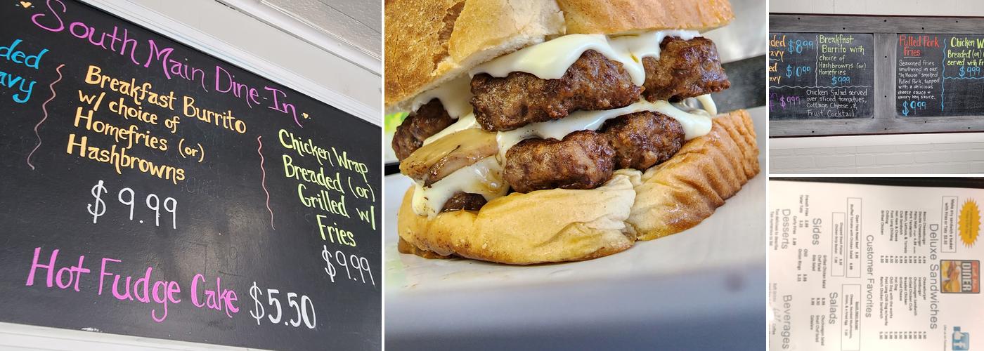 South Main Dine In Menu