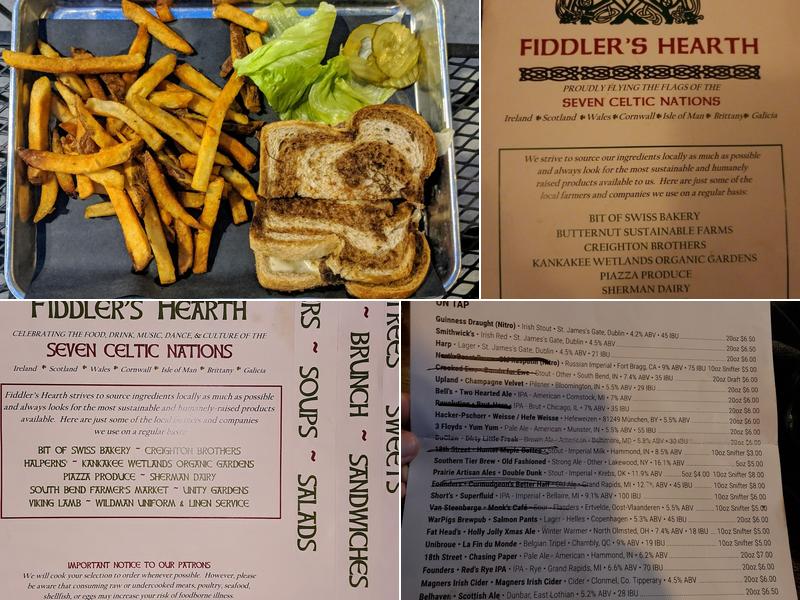 Fiddler's Hearth Menu