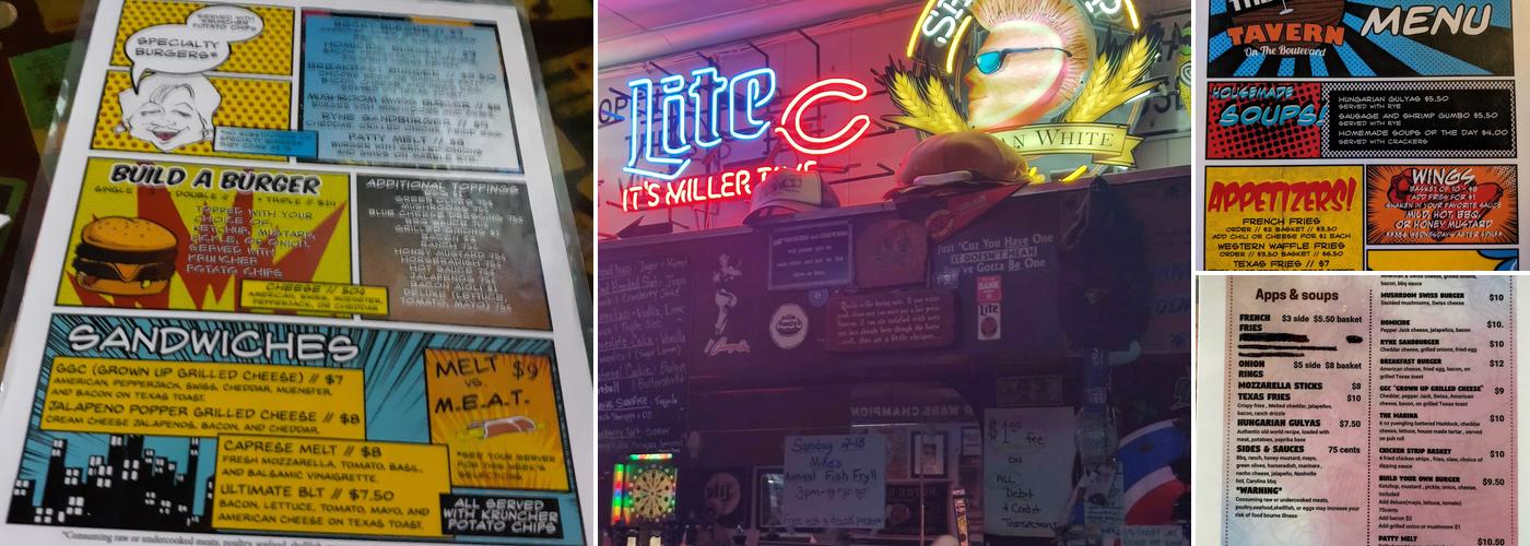 The View Tavern Menu