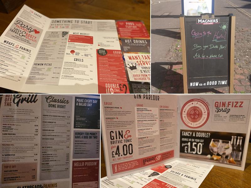 O'Neill'S Blackheath Menu