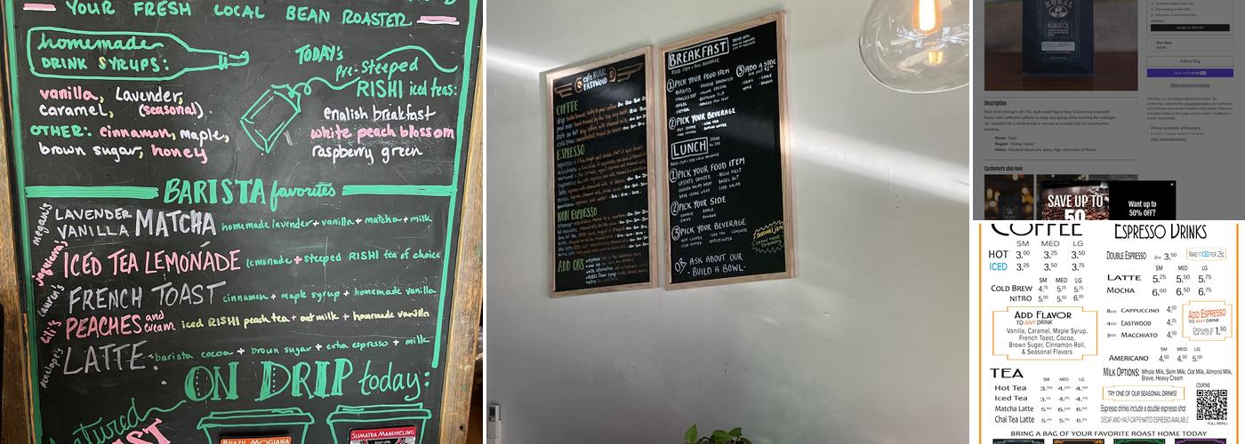 Café Kubal Menu