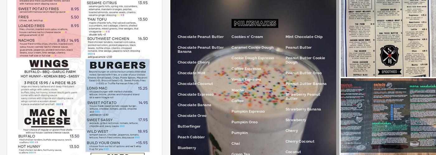 Strong Hearts Menu