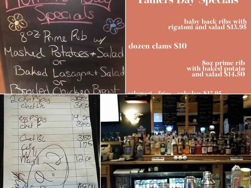 Origlio’s Wagon Wheel Restaurant Menu