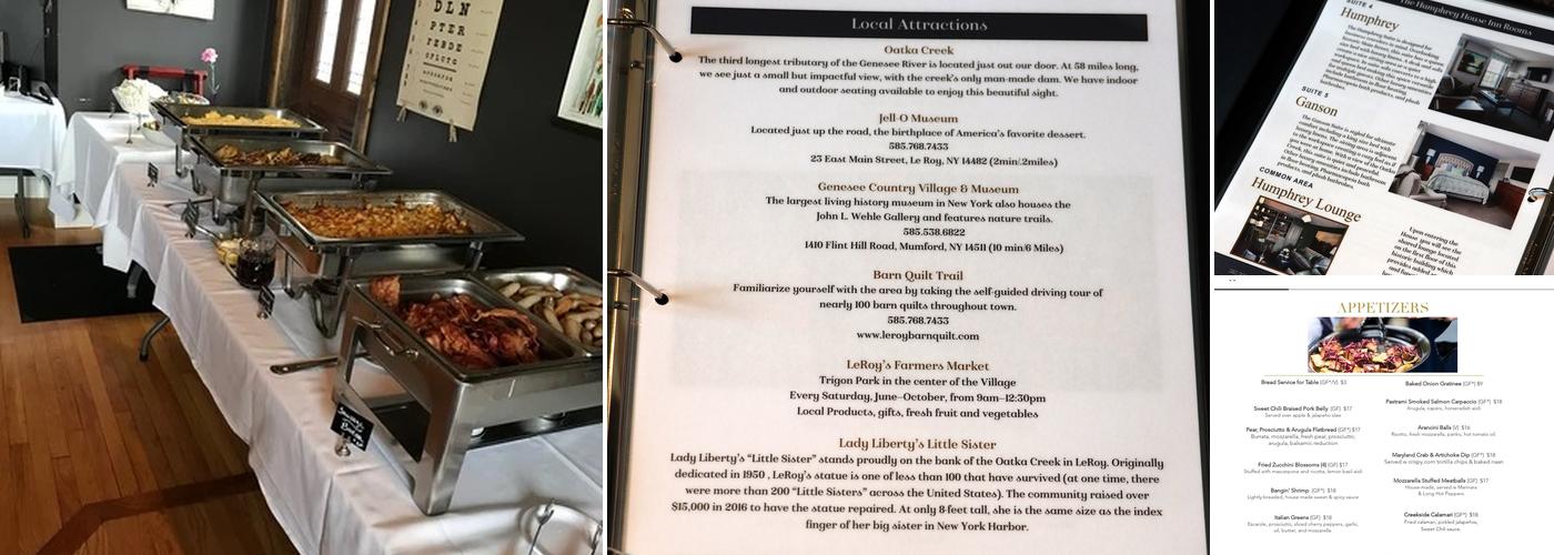 Creekside Inn Menu