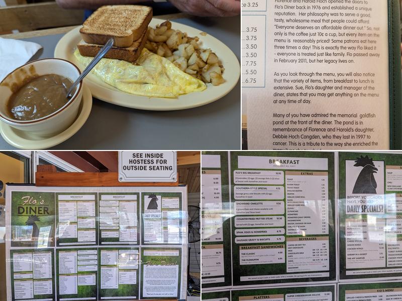 Flo's Diner Menu