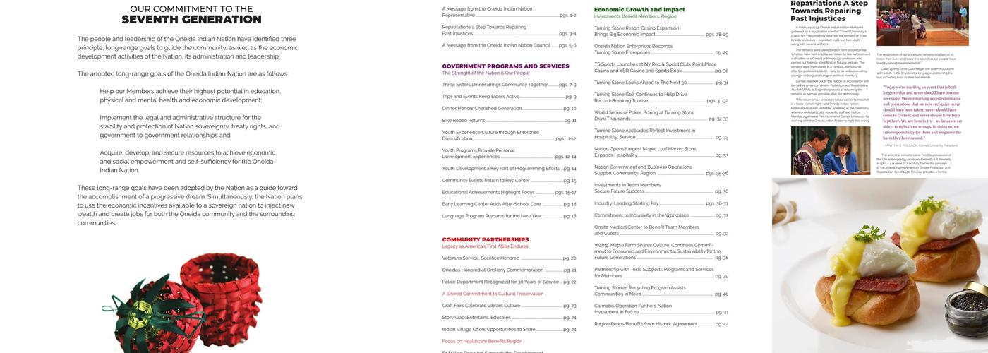 Wildflowers Menu