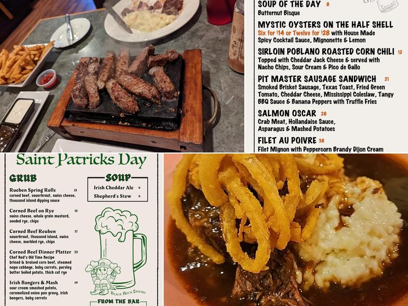 Black Rock Tavern & Restaurant Menu