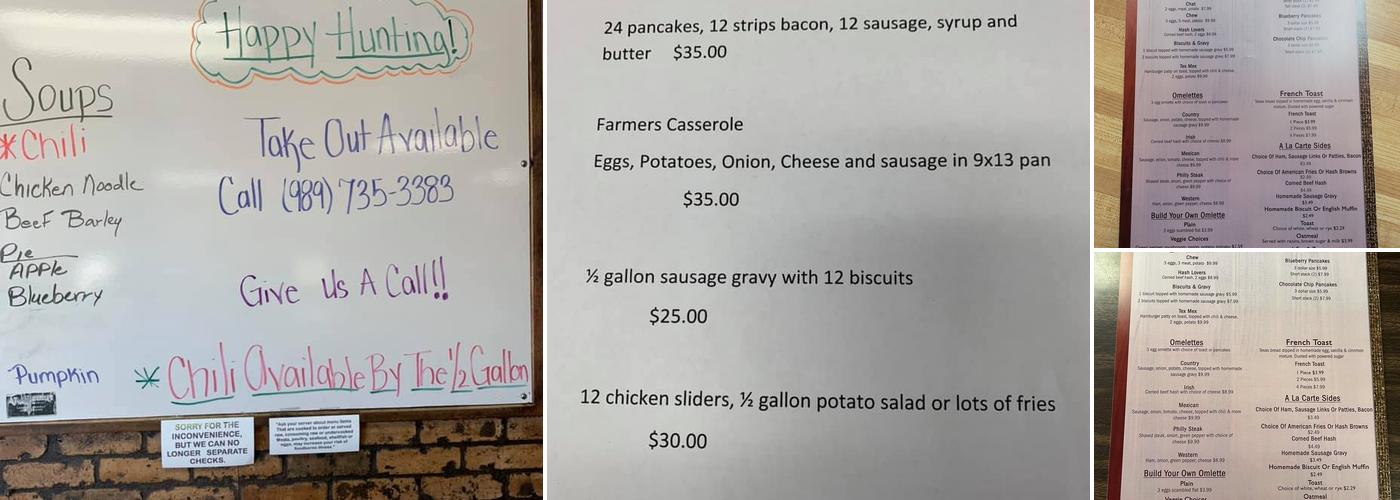 Chat'n Chew Menu