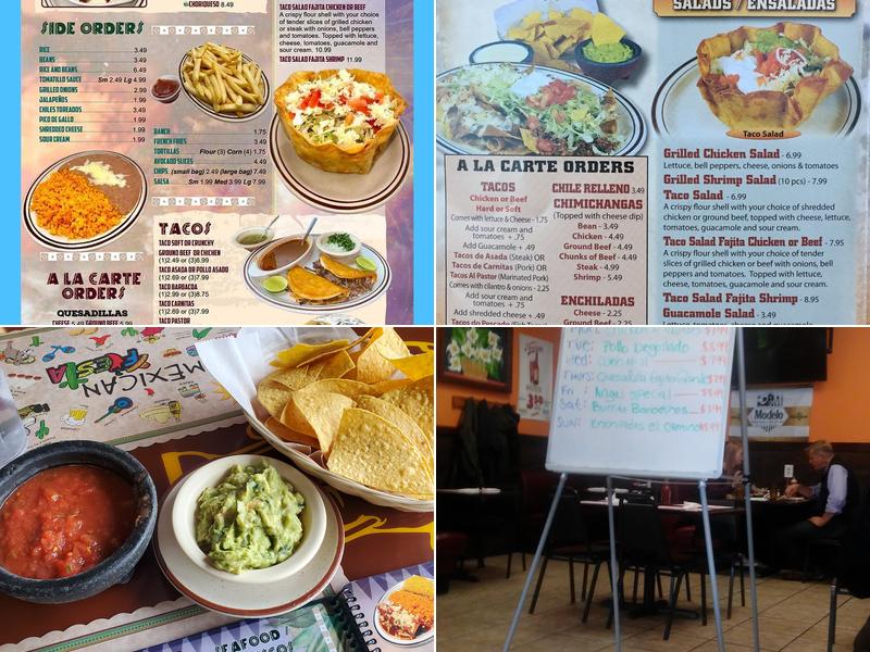 El Camino Real Restaurant Menu